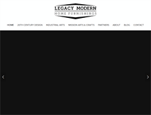 Tablet Screenshot of legacymodern.com
